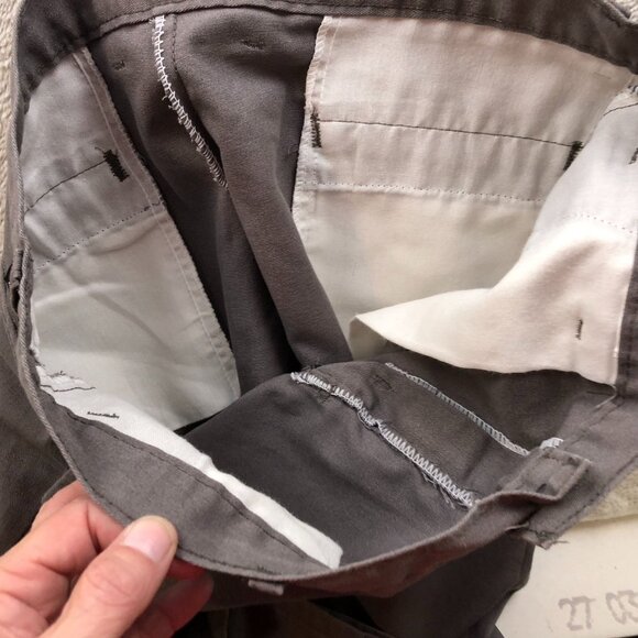 Dickies Mens Work Shorts Size 35W Chino Flaat Front Workwear Gray Classic Casual - Picture 7 of 12